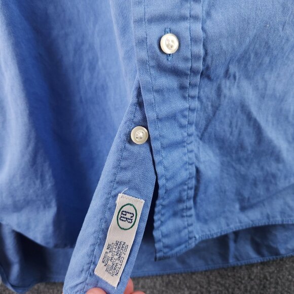 Gitman Bros Oxford Contrast Collar French Cuff USA All Cotton TTX 15.5 34 Shirt - Picture 16 of 16